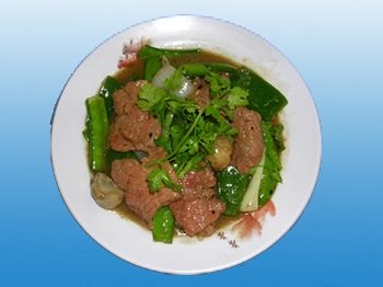 BÒ XÀO ỚT XANH