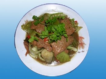 BÒ XÀO CẢI CHUA